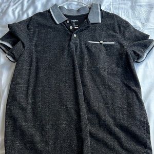 Goodfellow & Co XL Black Collard Short Sleeve Shirt